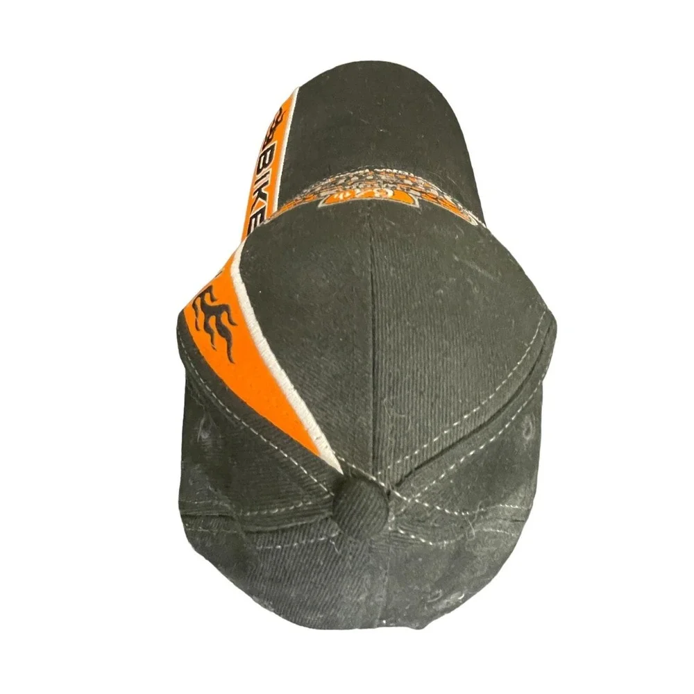 Beach Club Promotions 2005 Daytona Beach Bike Week 64th Annual Hat Black Orange